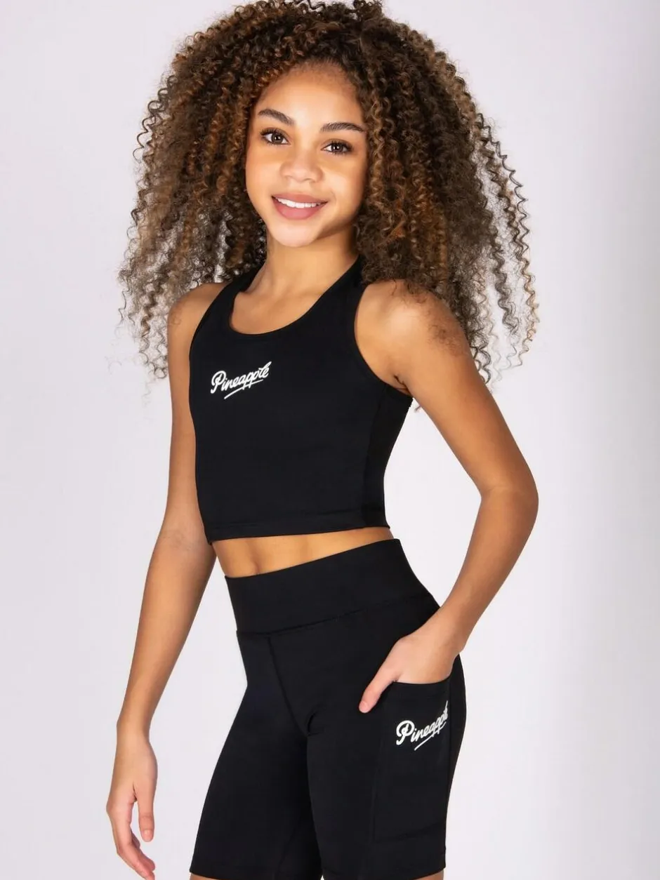 Pineapple Black Girls Active Vest Discount
