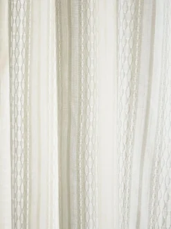 Pineapple Elephant Zofia Broderie Anglaise Sheer Panel Voile Natural Online