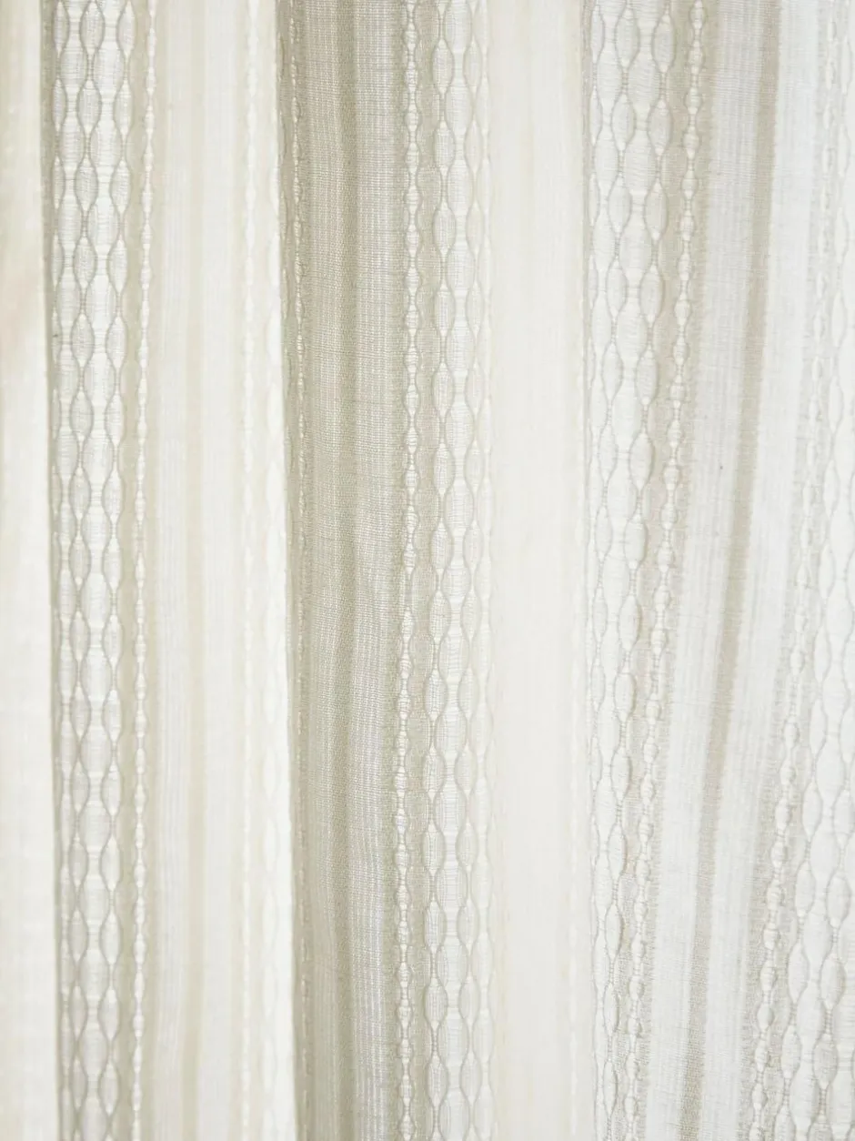 Pineapple Elephant Zofia Broderie Anglaise Sheer Panel Voile Natural Online