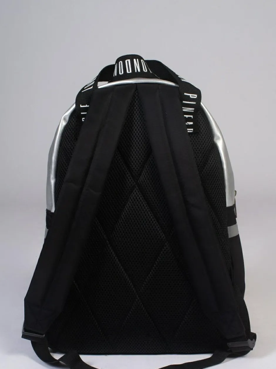 Pineapple Silver Retro Logo Pocket Backpack Best
