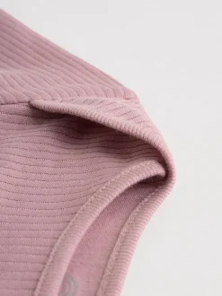 Next Pink 5 Pack Long Sleeve Baby Bodysuits New