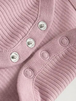 Next Pink 5 Pack Short Sleeve Baby Bodysuits Discount