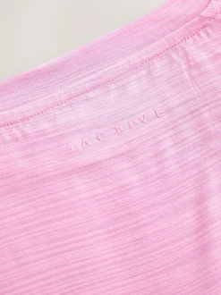 Next Active Crew Neck Lightweight Short Sleeve T-Shirt Pink