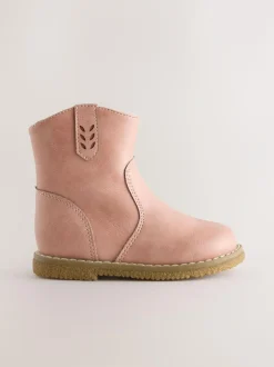 Next Ankle Western Boots Pink Online