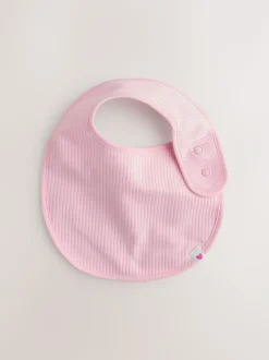 Next Pink Baby Bibs 5 Pack New