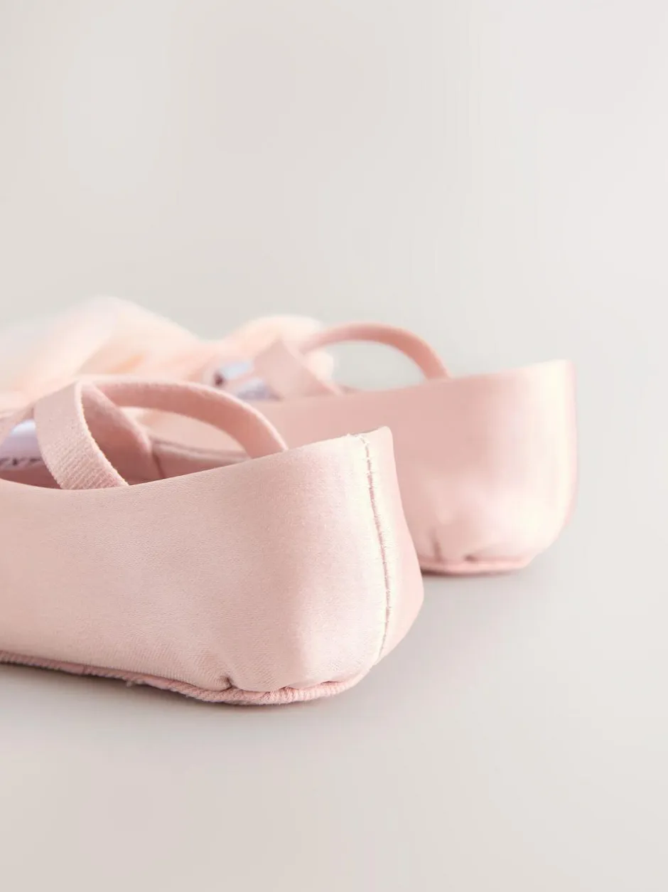 Next Baby Bow Occassion Shoes (0-18mths) Pink Clearance