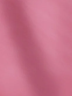 Next Pink Bright Cotton Rich Plain Duvet Cover and Pillowcase Set
