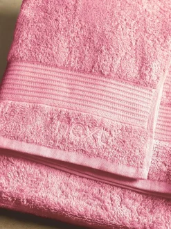 Next Pink Bright Egyptian Cotton Towel Discount