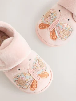 Next Cupsole Slippers Pink Butterfly Online