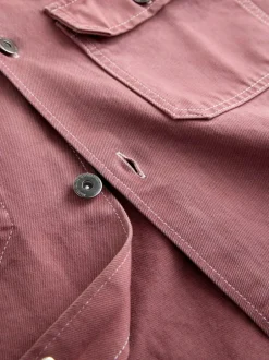 Next Canvas Shacket Overshirt Pink Best