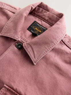Next Canvas Shacket Overshirt Pink Best