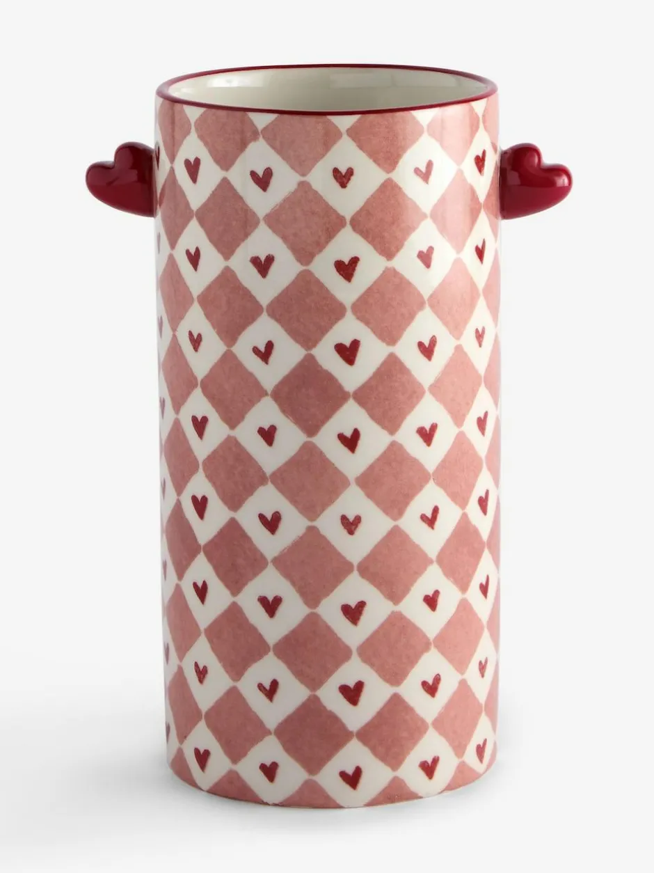 Next Pink Ceramic Heart Vase Best