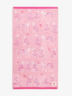 Next Pink Cheetah Valentines 100% Cotton Towel New