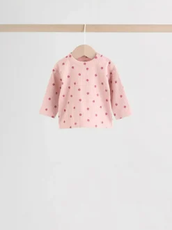 Next Pink/ Cream/ Brown Print Long Sleeve Top And Leggings Set 6 Piece (0mths-3yrs) Online