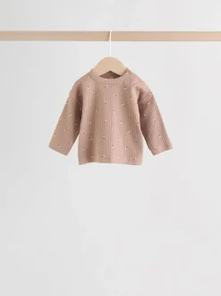 Next Pink/ Cream/ Brown Print Long Sleeve Top And Leggings Set 6 Piece (0mths-3yrs) Online