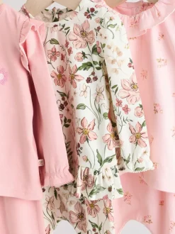 Next Pink/ Cream/ Bunny Character Long Sleeve Top And Leggings Set 6 Piece (0mths-3yrs)