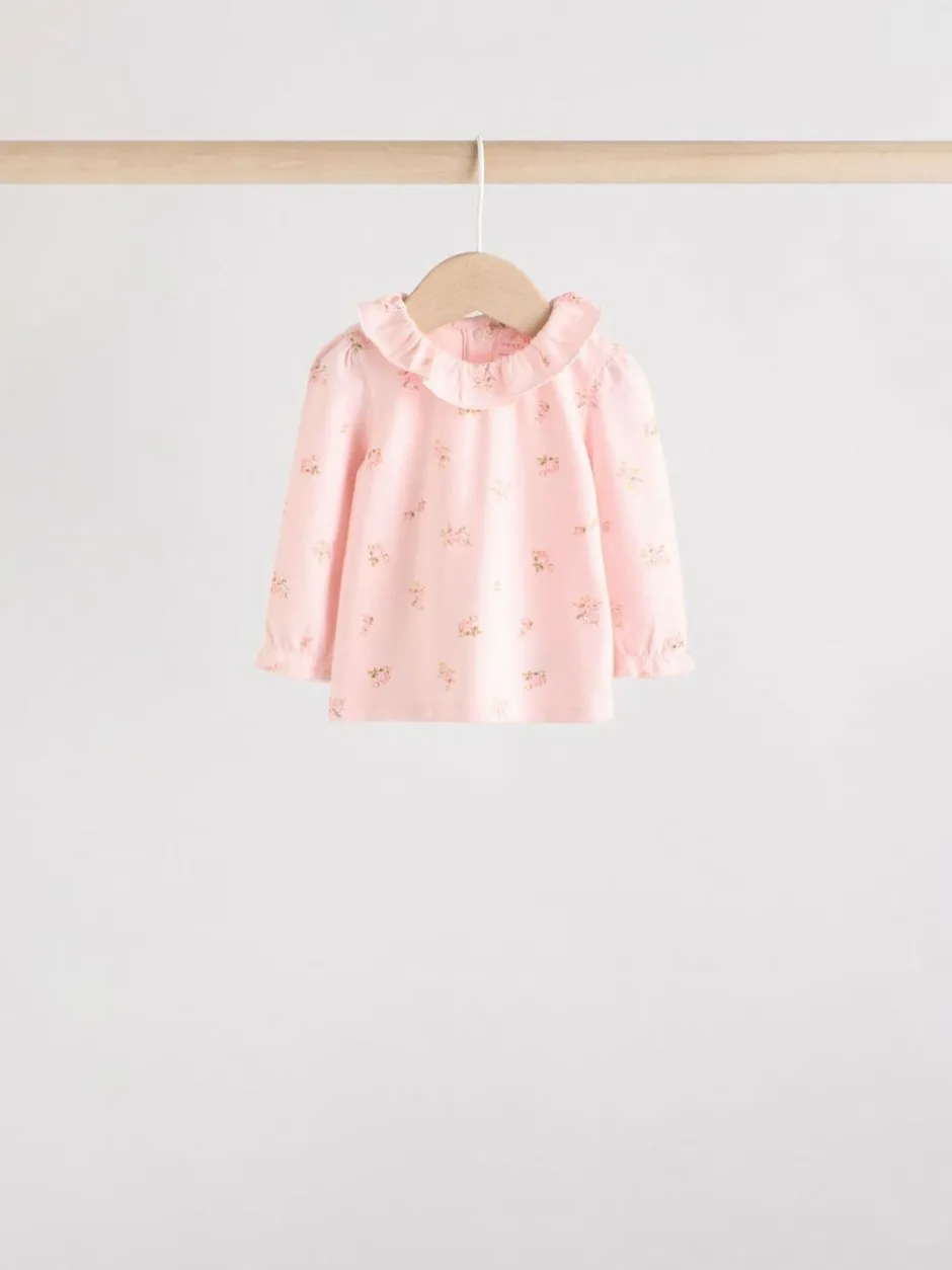 Next Pink/ Cream/ Bunny Character Long Sleeve Top And Leggings Set 6 Piece (0mths-3yrs)