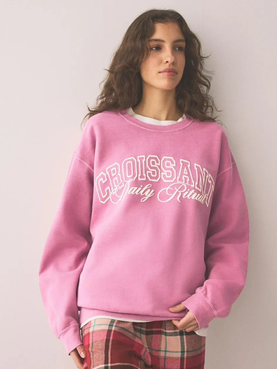 Next Sweatshirt Pink Croissant Discount