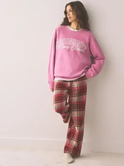 Next Sweatshirt Pink Croissant Discount