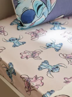 Next Pink Disney Lilo & Stitch 100% Cotton Fitted Sheet