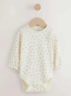 Next Pink Embroidered Baby Cord Pinafore Long Sleeve Bodysuit & Tights Set (0mths-2yrs) Outlet