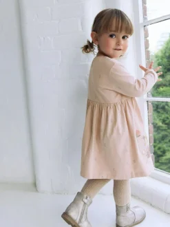 Next Pink Fairy Long Sleeve Embellished Dress (3mths-7yrs) Discount