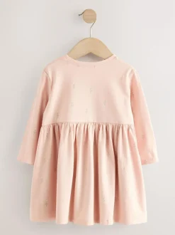 Next Pink Fairy Long Sleeve Embellished Dress (3mths-7yrs) Discount