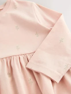 Next Pink Fairy Long Sleeve Embellished Dress (3mths-7yrs) Discount