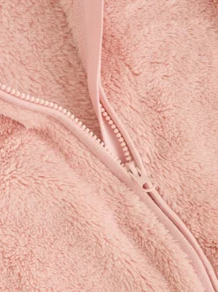 Next Pink Fleece Baby Pramsuit (0mths-2yrs) Discount