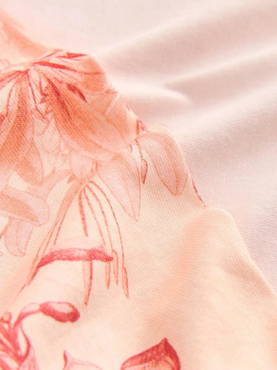 Next Pink Floral Kew Collection Long Sleeve Pyjamas