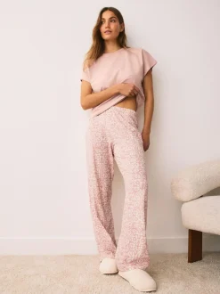 Next Pink Floral Short Sleeve Pyjamas Online