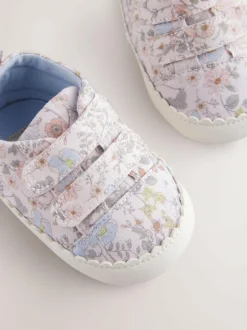 Next Touch Fasten Baby Trainers (0-24mths) Pink Floral New