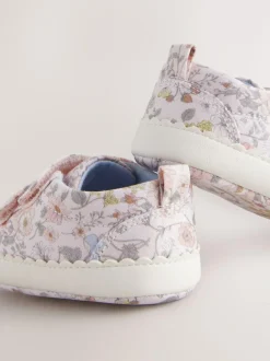 Next Touch Fasten Baby Trainers (0-24mths) Pink Floral New