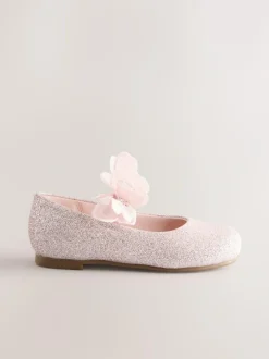 Next Glitter Butterfly Strap Occasion Shoes Pink Online