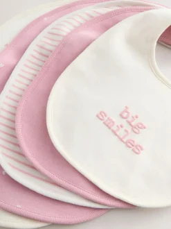 Next Pink Heart Baby Bibs 5 Pack Best