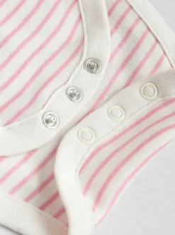Next Pink Heart Baby Short Sleeve Bodysuits 5 Pack Sale