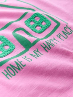 Next Pink House Short Sleeve T-Shirt (3mths-7yrs) Discount