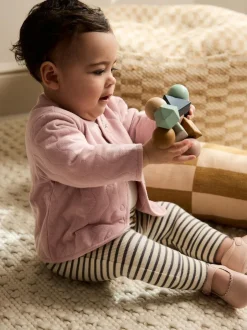 Next Jersey Quilted Baby Jacket (0mths-2yrs) Pink New