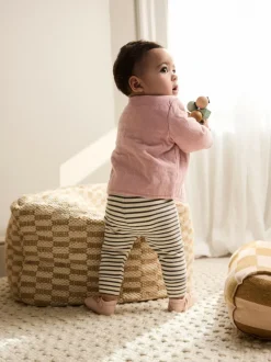 Next Jersey Quilted Baby Jacket (0mths-2yrs) Pink New