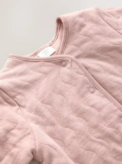 Next Jersey Quilted Baby Jacket (0mths-2yrs) Pink New