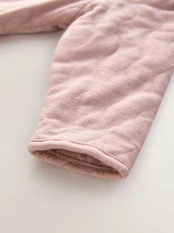 Next Jersey Quilted Baby Jacket (0mths-2yrs) Pink New