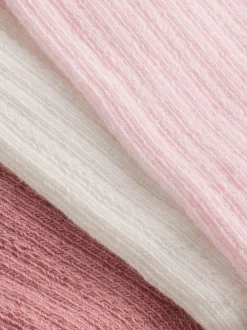Next Pink Knee High Bow Baby Sock 3 Pack (0mths-2yrs) Outlet