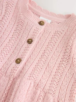 Next Knitted Baby Dress (0mths-2yrs) Pink Online