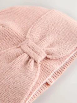 Next Knitted Bow Baby Turban Hat (0mths-2yrs) Pink Best