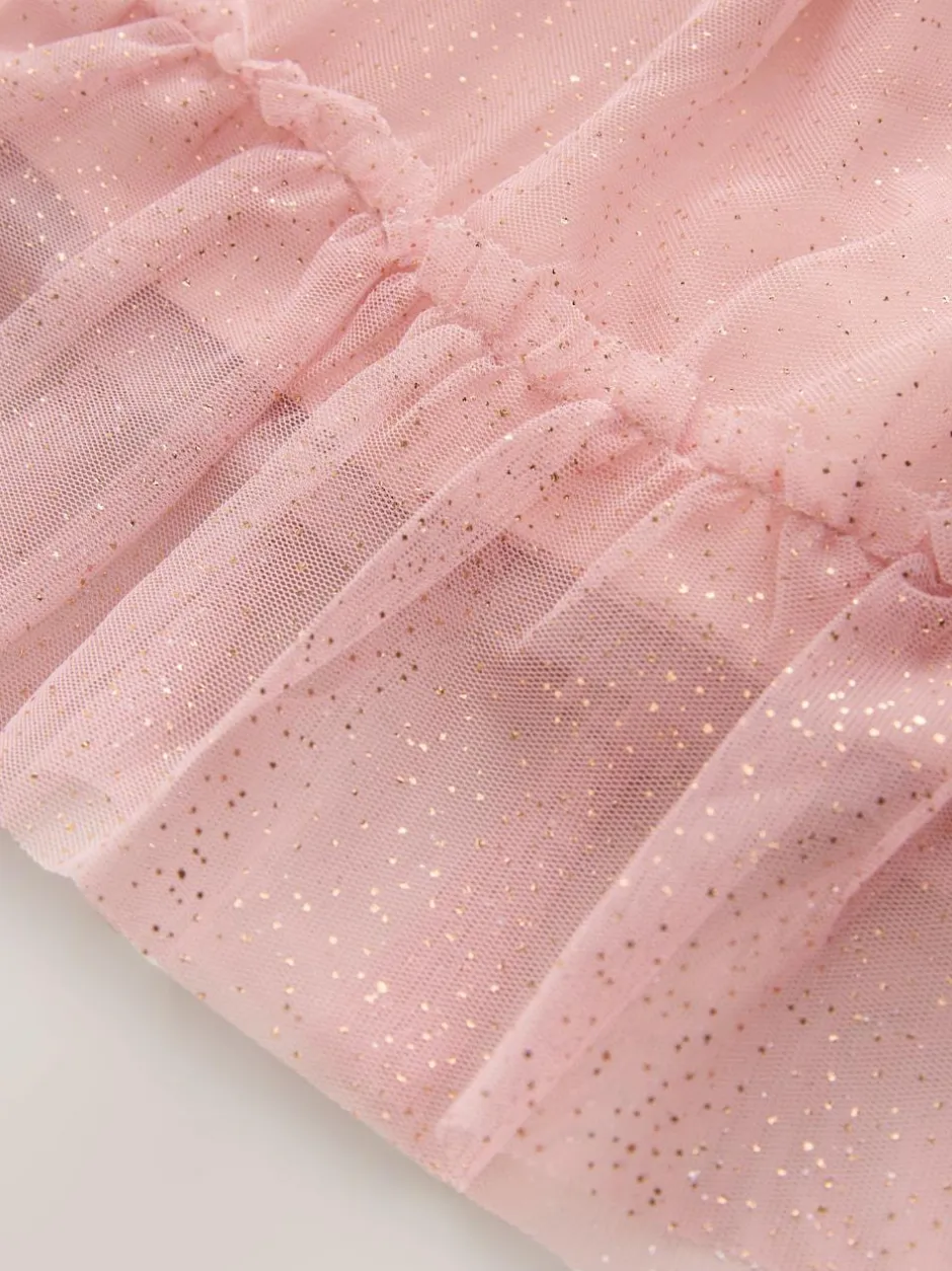 Next Knitted Occasion Dress (3mths-10yrs) Pink Hot