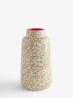 Next Pink Large Ditsy Floral Vase New