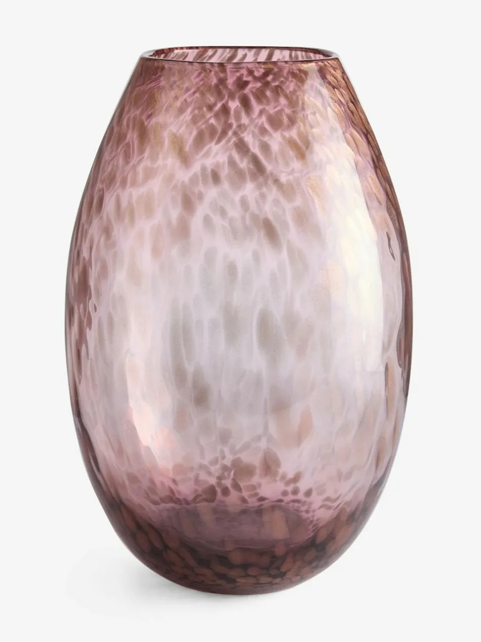 Next Pink Large Glass Confetti Vase Sale