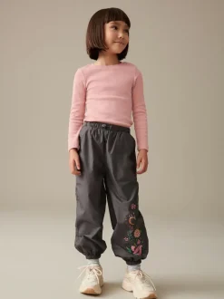 Next Pink Long Sleeve Ribbed Top (3-16yrs)