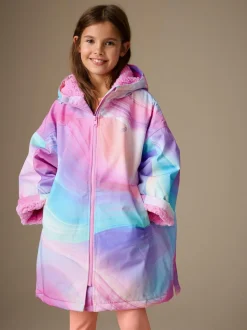 Next Waterproof Changing Robe (3-16yrs) Pink Marble