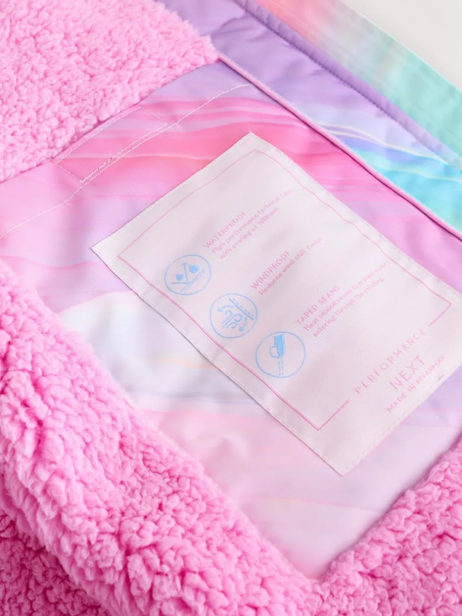 Next Waterproof Changing Robe (3-16yrs) Pink Marble